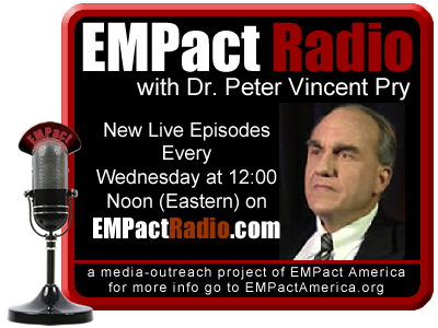 EMPact Radio logo featuring Dr. Peter Vincent Pry
